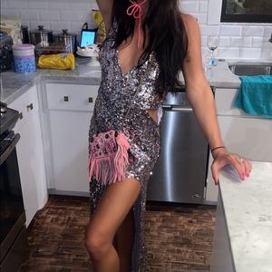 Disco cowgirl for love and lemons showtime dress